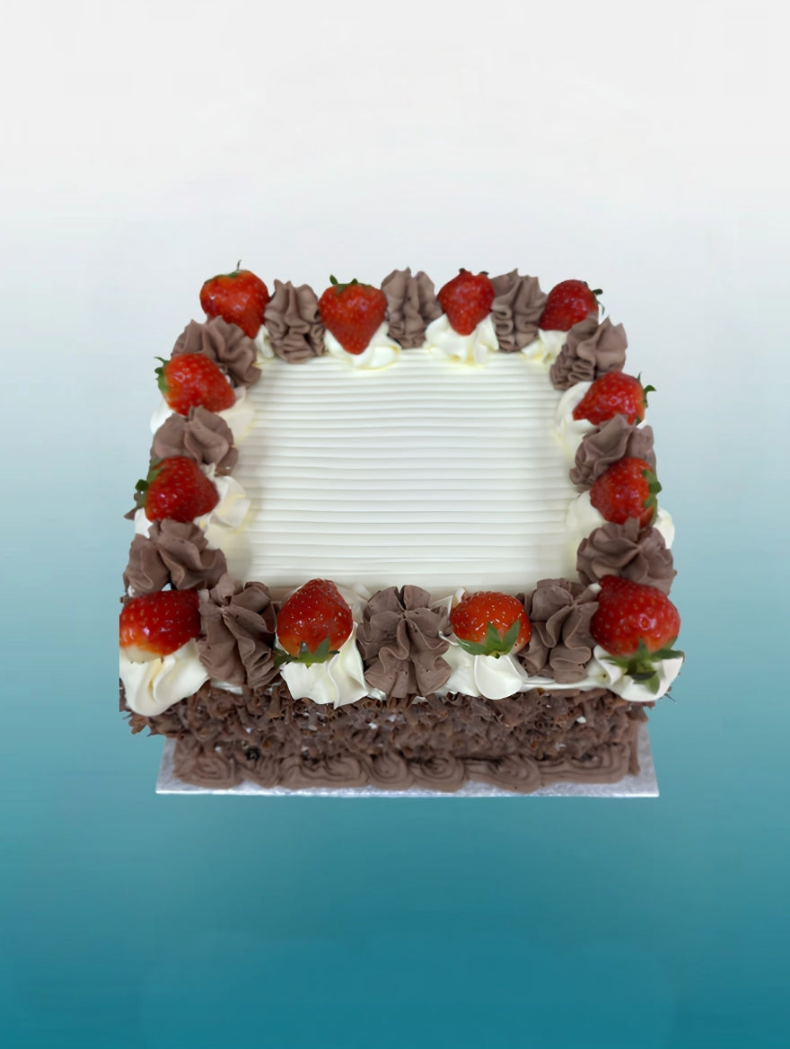 The Chocolate Strawberry Square Bliss