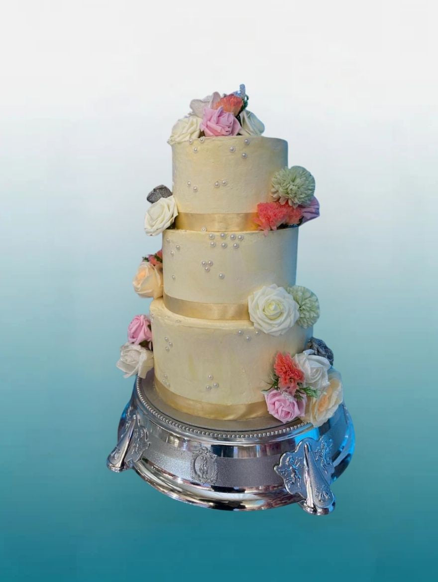 Classic 3-Tier Wedding & Nikkah Cake | Bespoke Celebration Cake