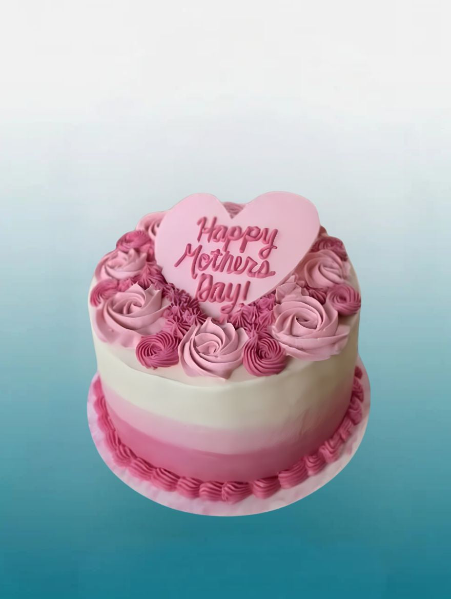 The Pink Ombre Rose Celebration Cake
