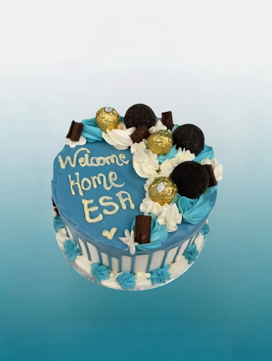 Ultimate Teal Temptation Drip Cake | Personalised Birthday Cake