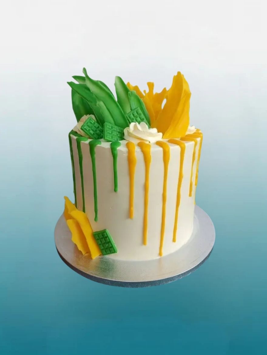 Tall Two Colour Combo Drip Cake (Colour Customise)