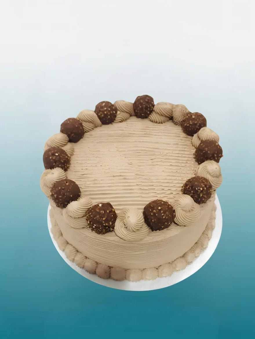 The Golden Ferrero Rocher Dream Cake