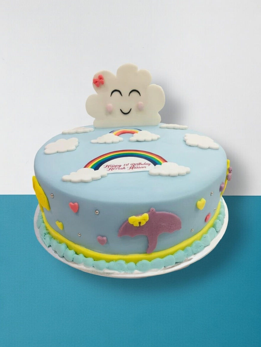 The Dreaming Cloud Rainbow Cake