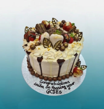 Personalised Celebration Cake | Golden Success Custom Cake
