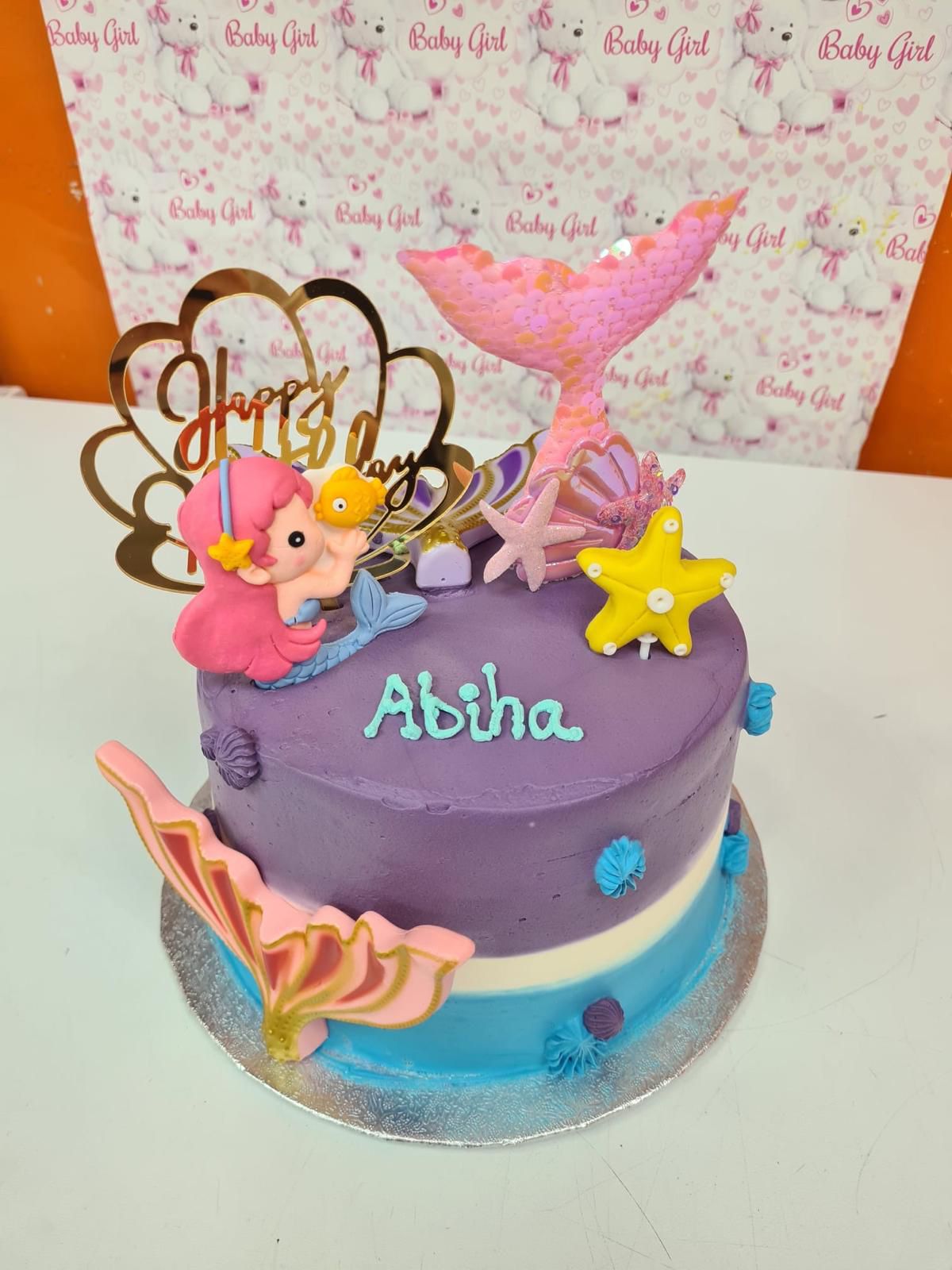 Enchanted Mermaid Under-the-Sea Cake