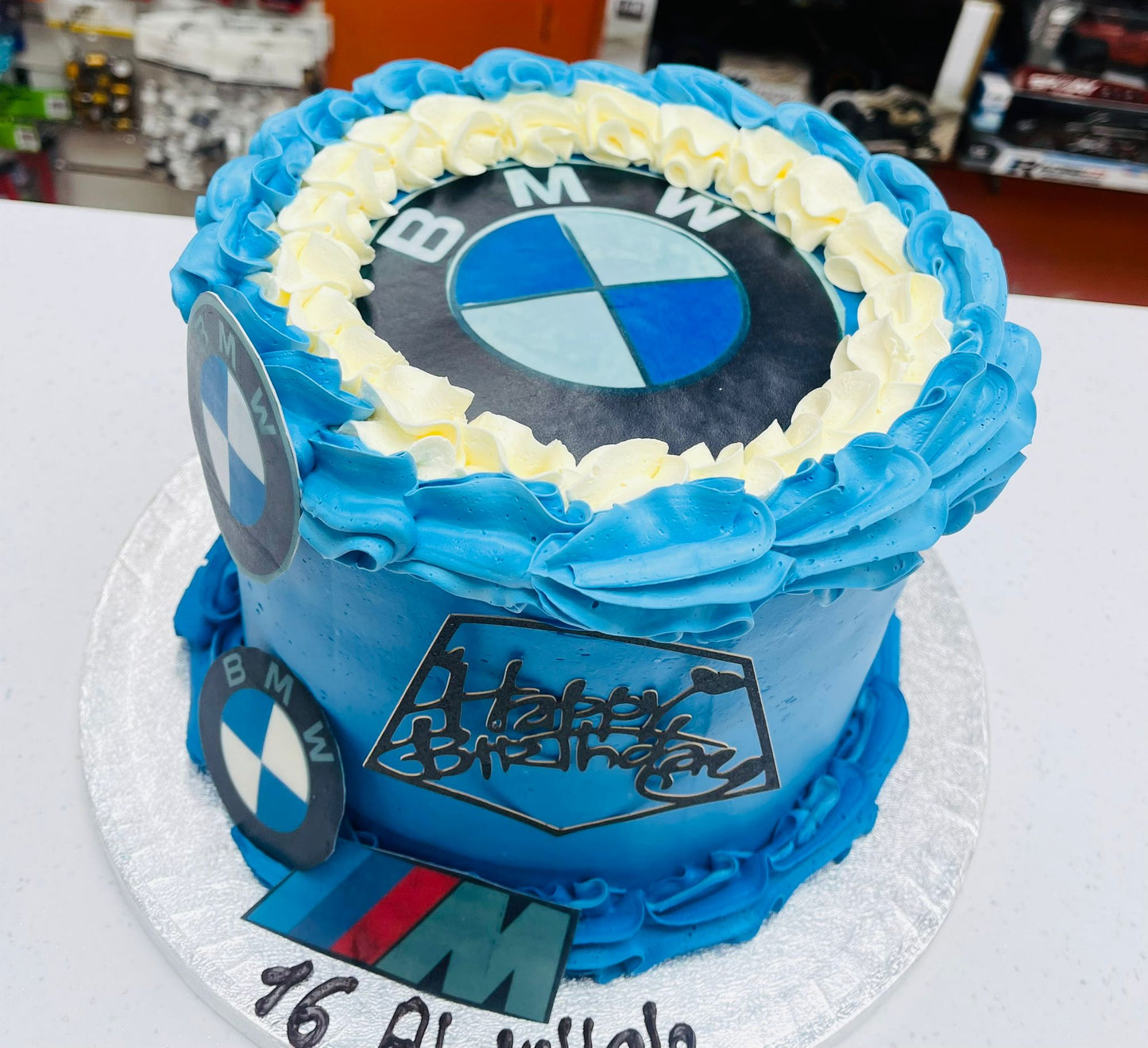 BMW Speedster Birthday Cake | Personalised Car Theme Cake