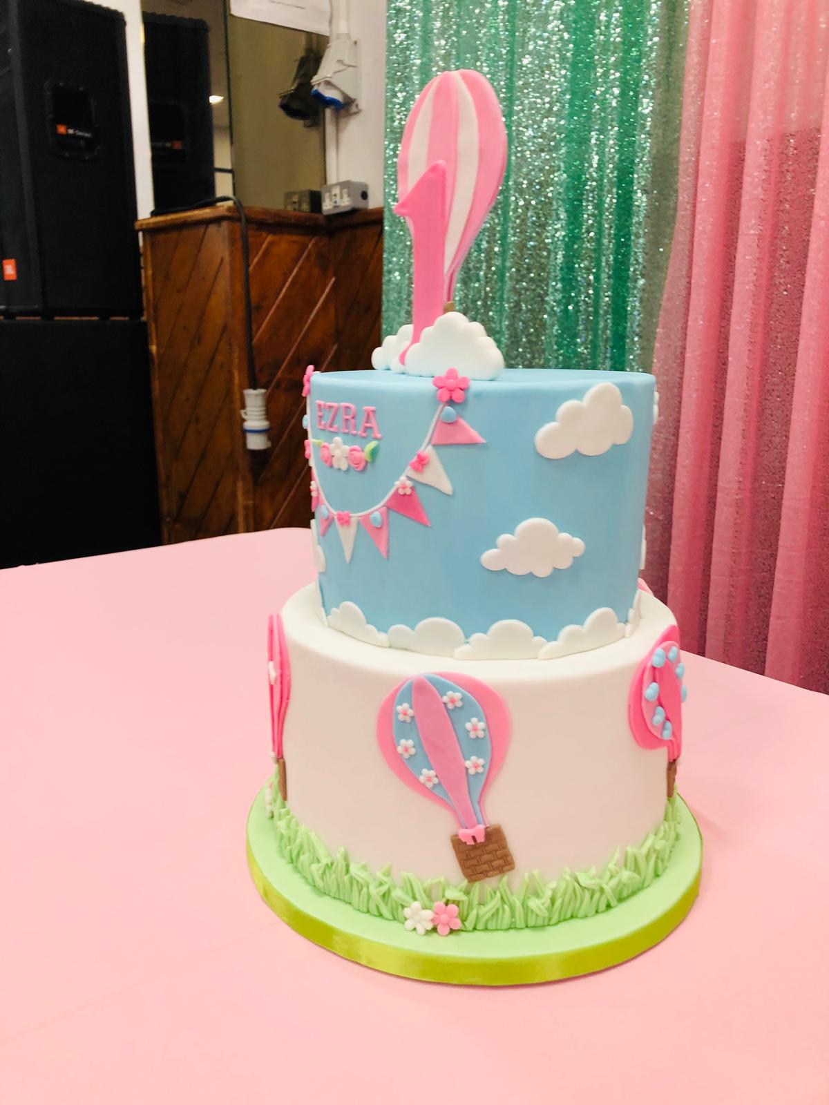 Hot Air Balloon Cake (Colour Customise)