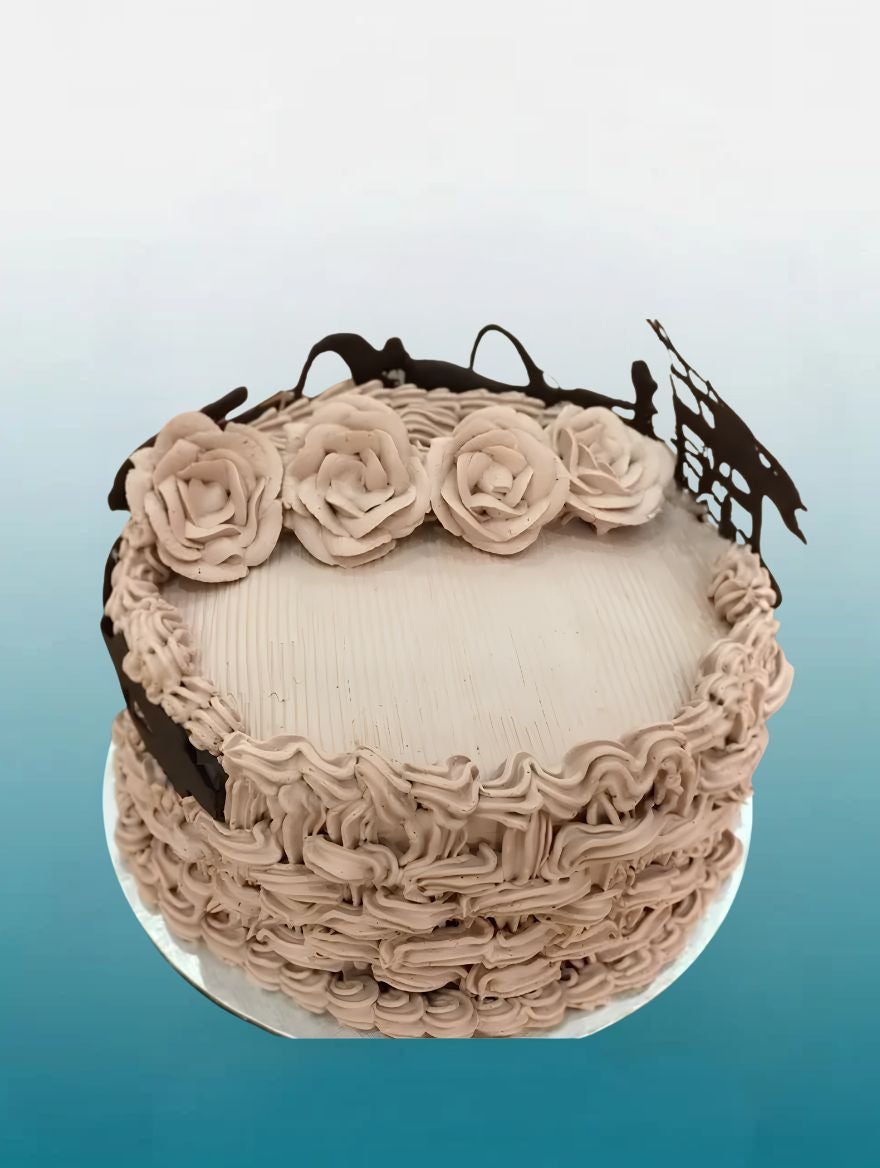 The Chocolate Basketweave Elegance