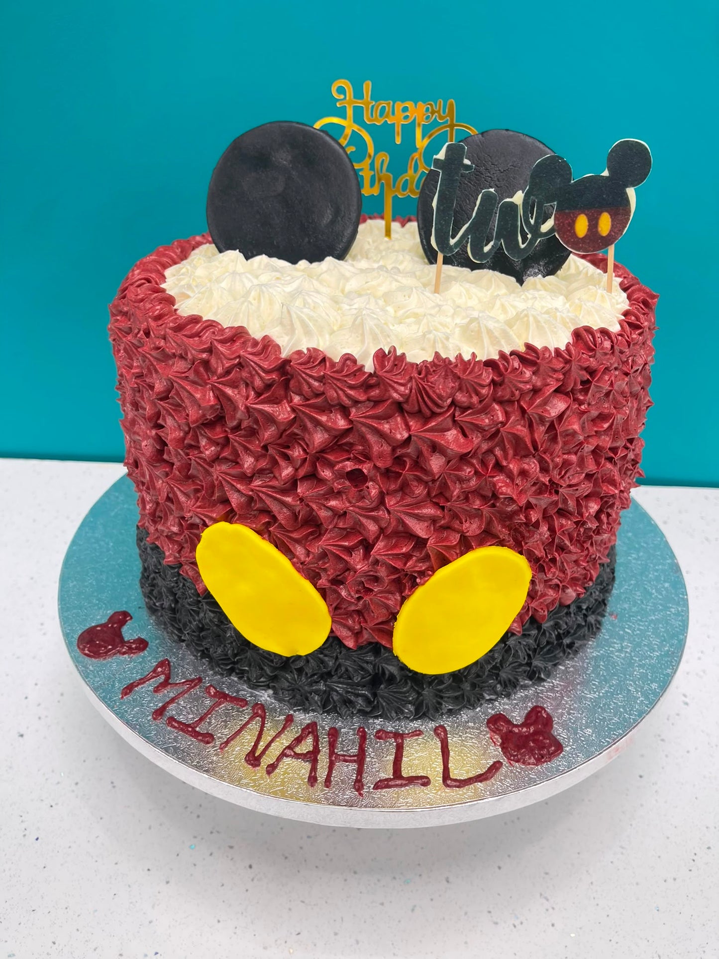Mickey Mouse Cake | Personalised Kids Birthday Cake
