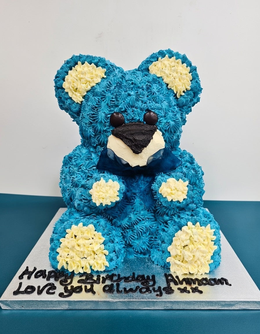3D Teddy Bear Cake ( Colour Customise )
