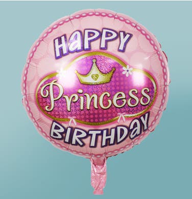 18" Princess Birthday Ballon