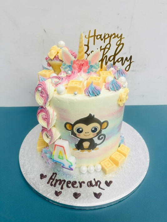 Majestic Monkey Magic Cake