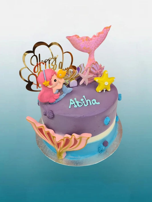 The Enchanted Mermaid Cake
