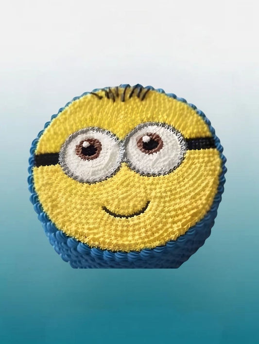Minnion Smile Birthday Cake