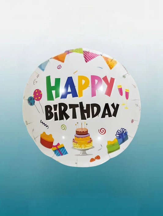 18" Happy Birthday Party Balloon | Birthday Celebration Balloon