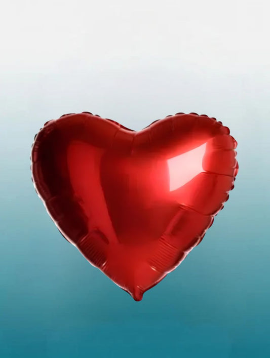 18" Heart Balloon | Heart-Shaped Foil Party Decoration