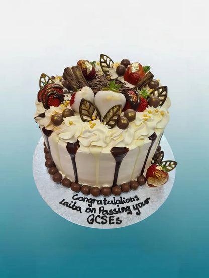Personalised Celebration Cake | Golden Success Custom Cake