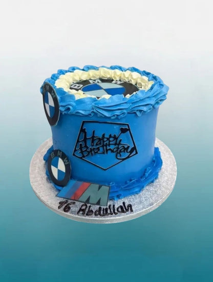 BMW Speedster Birthday Cake | Personalised Car Theme Cake