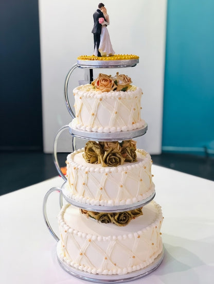 The Golden Royal Wedding Cake