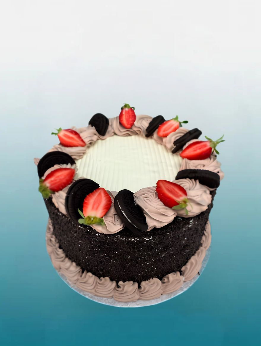 Dark Chocolate Sprinkle Cake