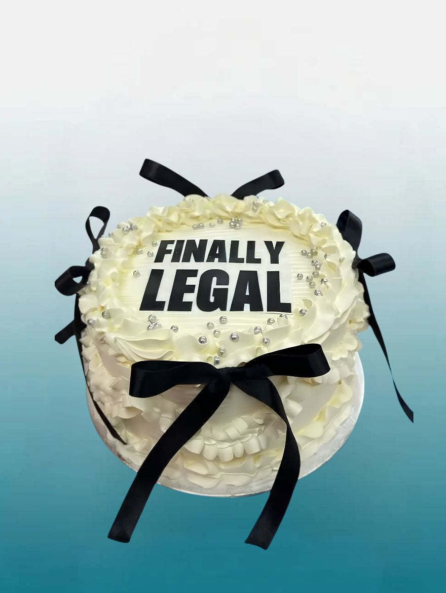 Elegance Milestone Cake