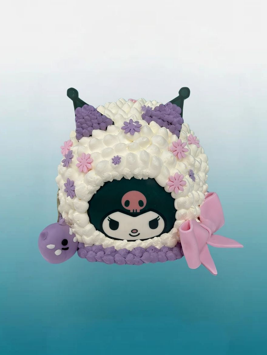 Kuromi Cloud Puff Cake | Sanrio Birthday Cake