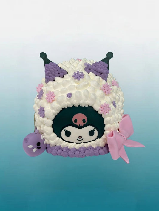 Kuromi Cloud Puff Cake | Sanrio Birthday Cake