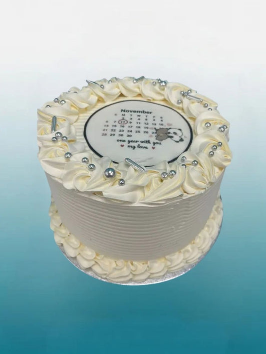 Calendar Anniversary Cake