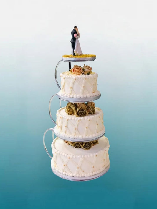 The Golden Royal Wedding Cake