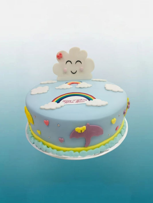 The Dreaming Cloud Rainbow Cake | Rainbow Birthday Cake
