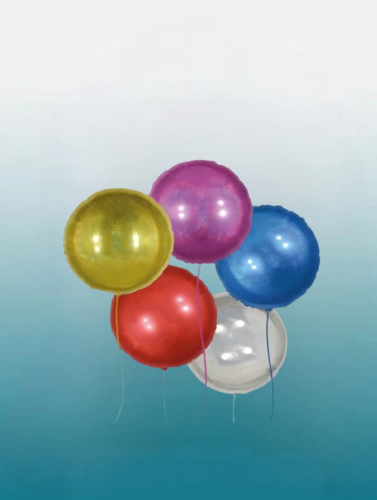 18" Metallic Balloon | Foil Party Balloon