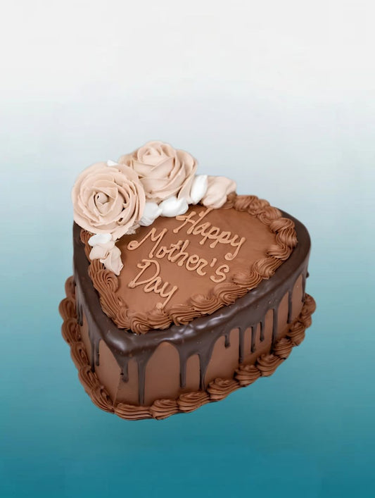 The Decadent Chocolate Heart Mother’s Day Cake