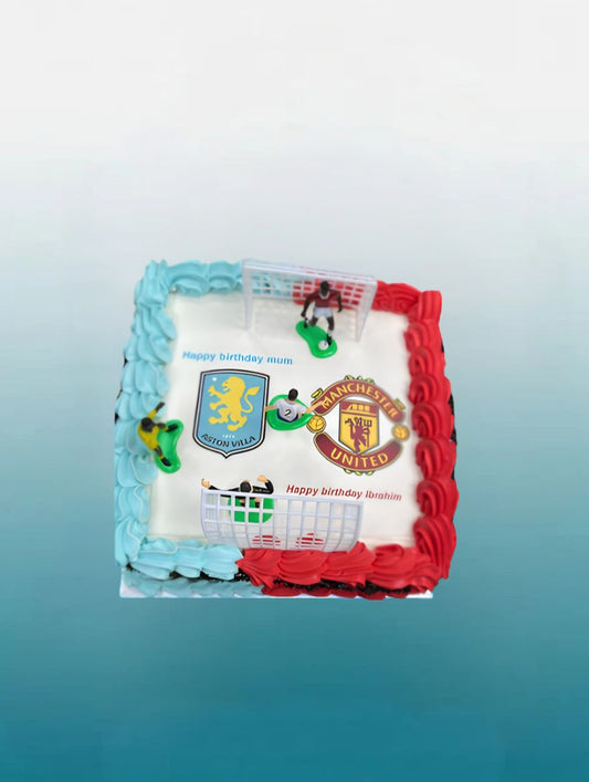 Match Day Football Cake | Personalised Football Birthday Cake