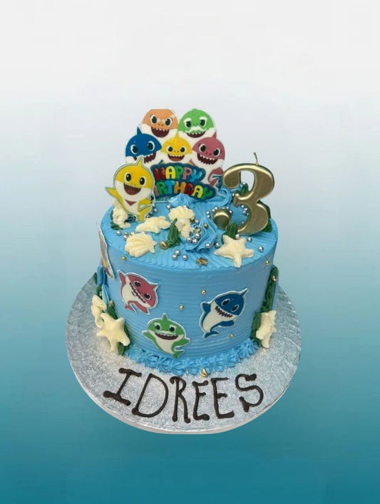 Baby Shark Adventure Cake | Personalised Kids Birthday Cake