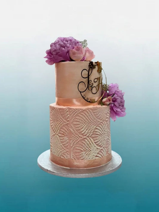 Elegant 2-Tier Celebration Cake | Custom Wedding & Party Cake