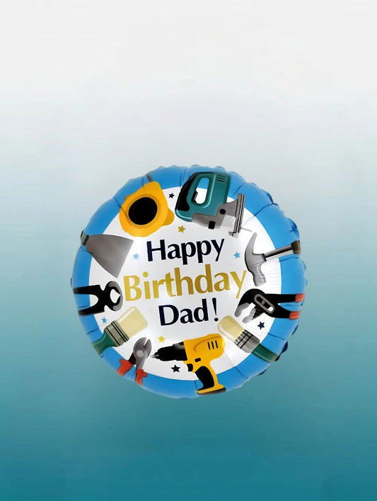 18" Happy Birthday Dad Balloon | Birthday Party Balloon