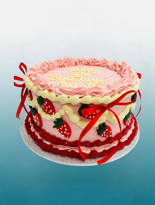 The Vintage Strawberry Cake