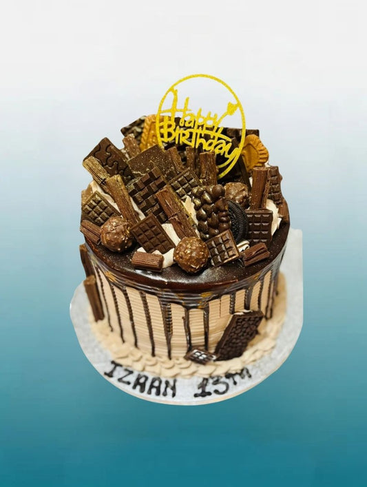 Chocolate Drip Indulgence Cake | Luxury Chocolate Birthday Cake