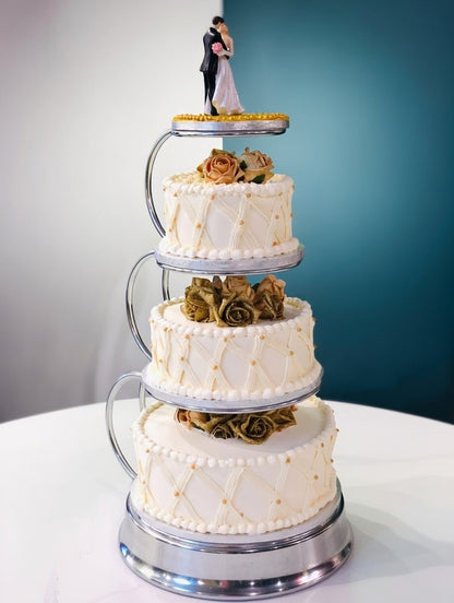 The Golden Royal Wedding Cake