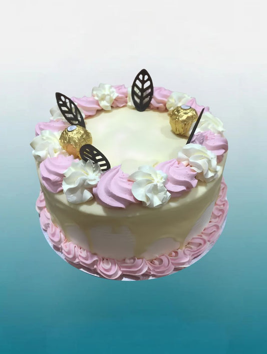 Blush & Gold Indulgence Drip Cake | Personalised Celebration Cake