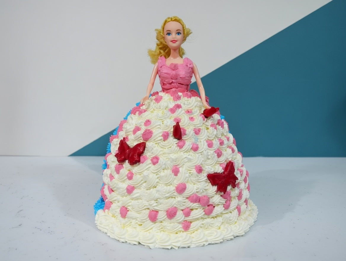 The Rosette Princess Doll Cake