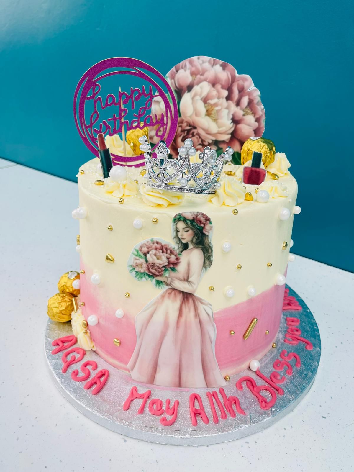 Royal Princess Girl Birthday Cake