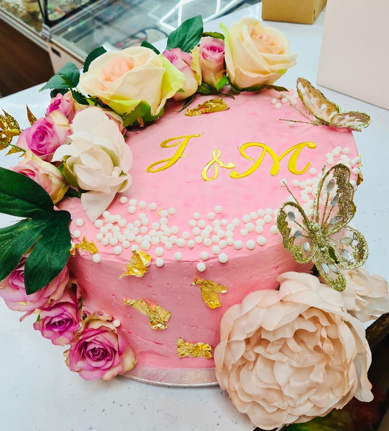 Elegant Round Celebration Nikkah / Girl Cake