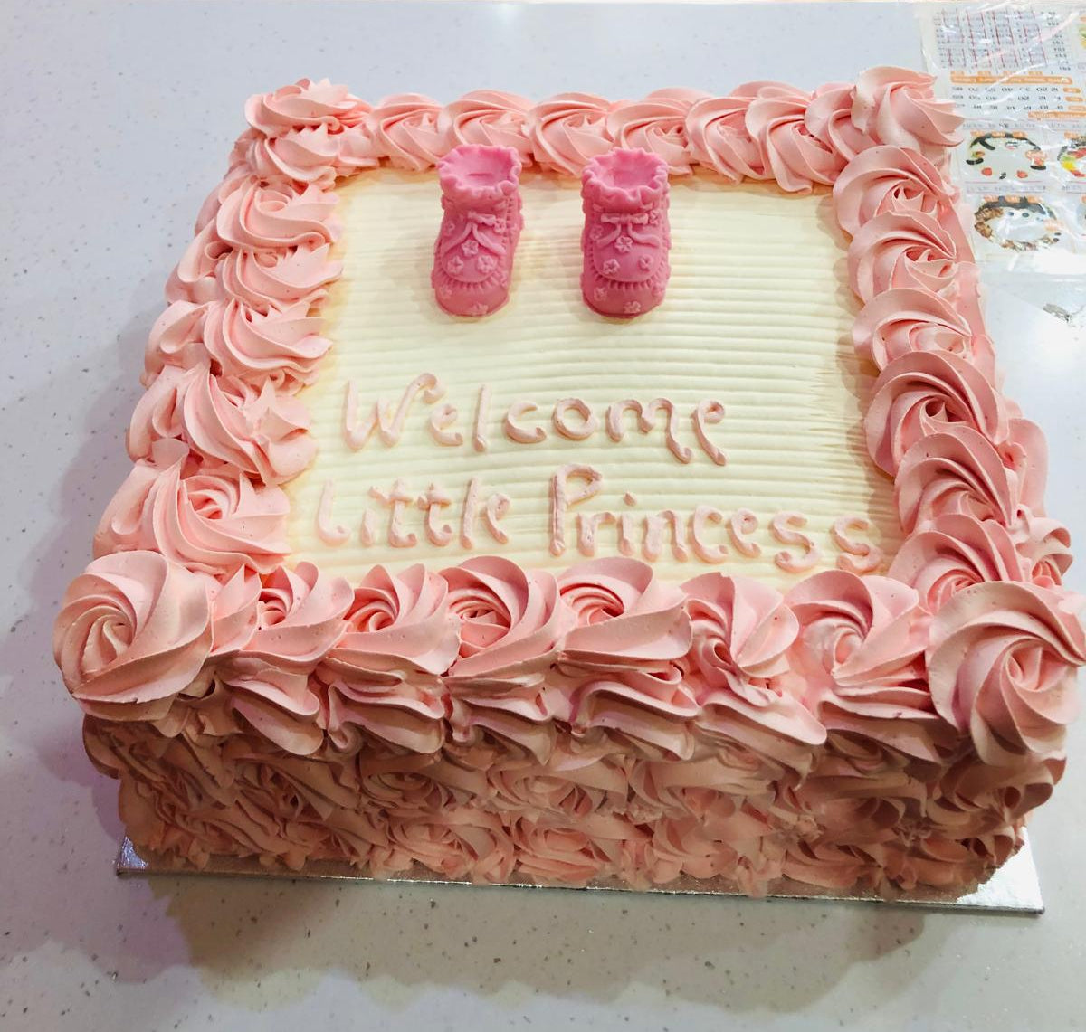 Gender Reveal / Baby Shower Celebration Cake