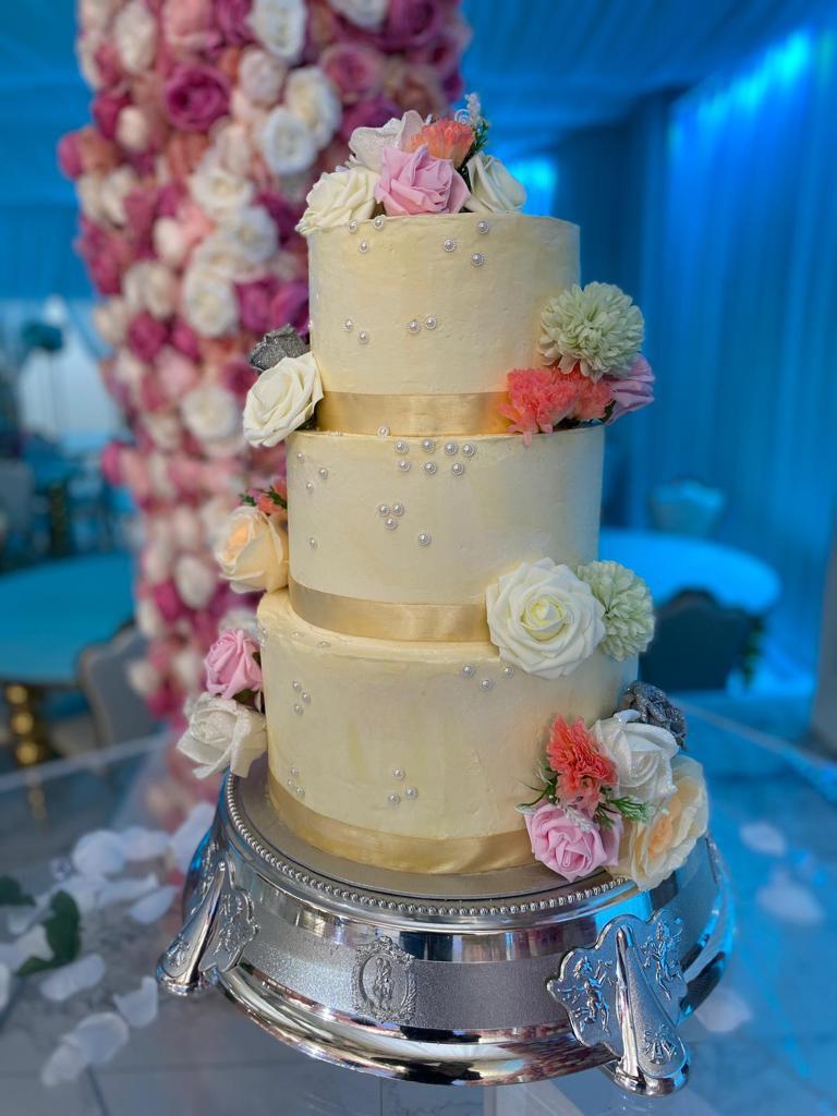 3-Tier Celebration / Wedding / Nikkah Cake