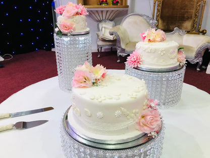 Triple Crown Crystal Wedding Set