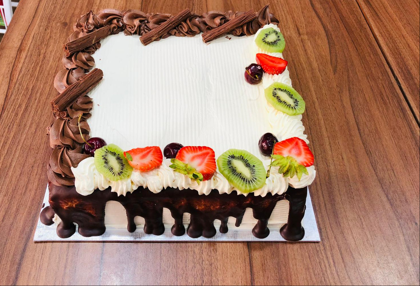 Orchard Fresh Fruit Square Cake