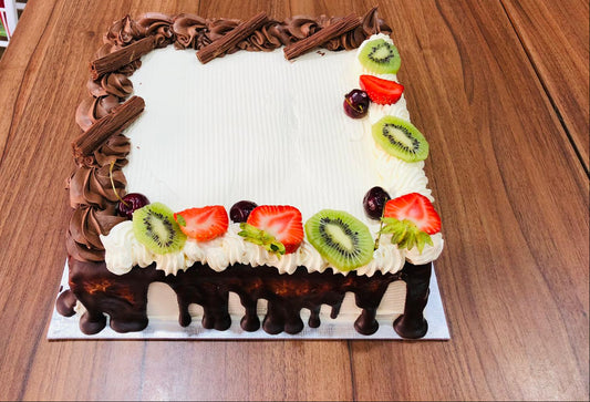 Orchard Fresh Fruit Square Cake