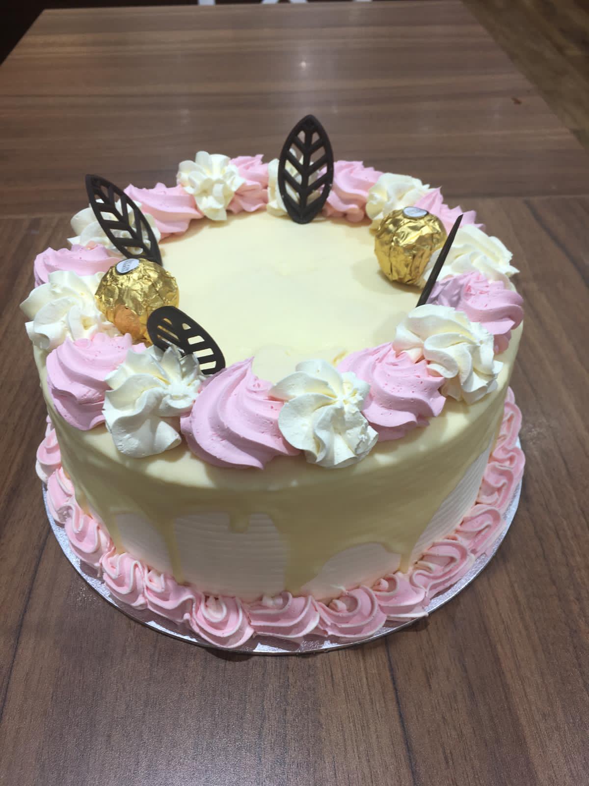 Blush & Gold Indulgence Drip Cake | Personalised Celebration Cake
