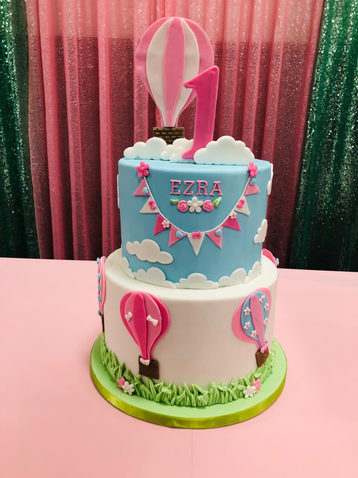 Hot Air Balloon Cake (Colour Customise)